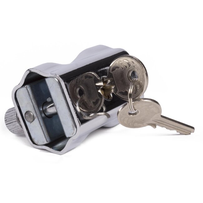 Stahlex Veilig en betrouwbaar hangslot - 8 mm - 2-zijdig te openen - ideaal voor fietsen en scooters