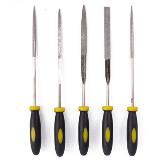 Benson Compacte diamant vijlset - 5 vormen - ergonomisch - 150 mm - precisiewerk