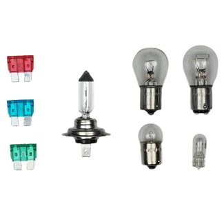 Benson Autolamp set - H7 - 12V - 8-delig - Inclusief zekeringen