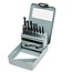 Benson Metaalborenset - HSS - 19 delig - Stalen cassette - 1-10 mm