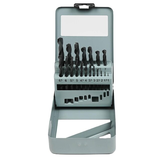 Benson Metaalborenset - HSS - 19 delig - Stalen cassette - 1-10 mm