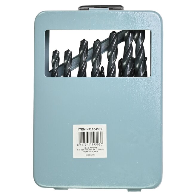 Benson Metaalborenset - HSS - 19 delig - Stalen cassette - 1-10 mm