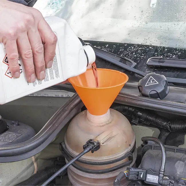 ProPlus Trechterset - Kunststof - Oranje - 4 maten - Ø 50, 70, 93, 113 mm - Voorkomt morsen