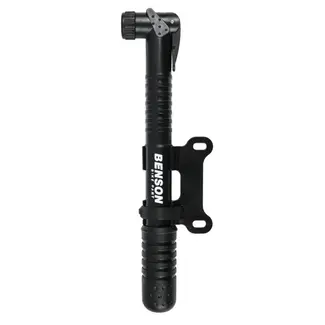 Benson Compacte fiets- en balpomp - Inclusief houder, naald en kegel - 23 cm - Draagbaar en veelzijdig