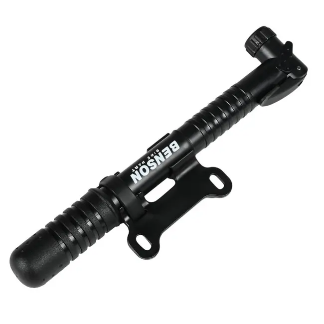 Benson Compacte fiets- en balpomp - Inclusief houder, naald en kegel - 23 cm - Draagbaar en veelzijdig