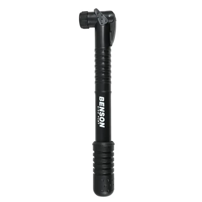 Benson Compacte fiets- en balpomp - Inclusief houder, naald en kegel - 23 cm - Draagbaar en veelzijdig