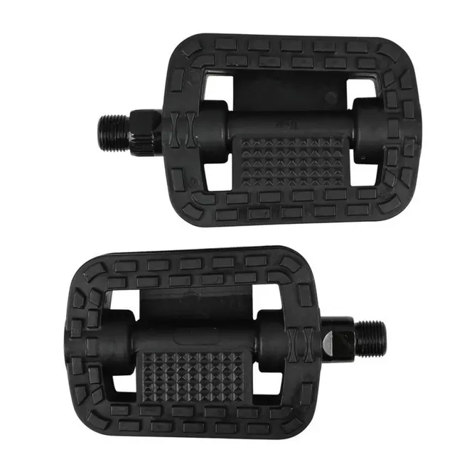 Benson Anti-slip fiets pedaalset - Met reflectoren - 14 mm schroefdraad - Duurzaam kunststof