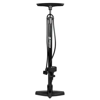 Benson Luxe fietspomp - met manometer - dubbel ventiel - max. 160 psi - extra lange slang Benson Luxe fietspomp - met manometer - dubbel ventiel - max. 160 psi - extra lange slang