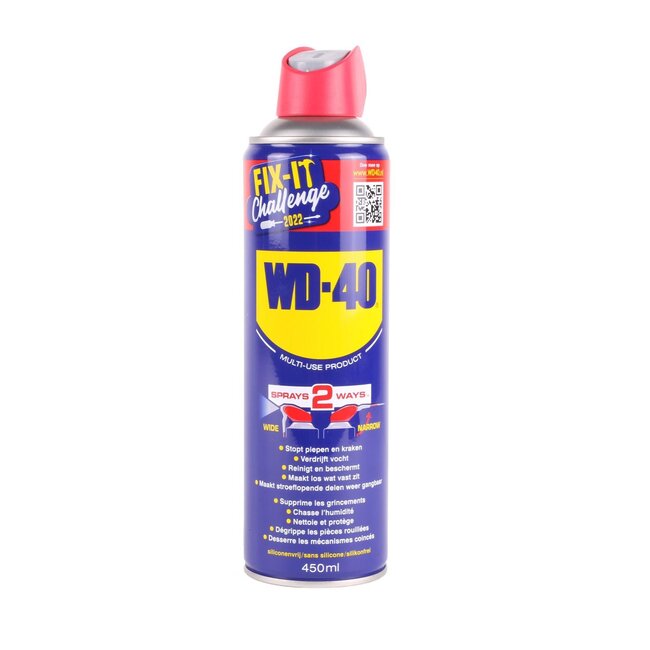 WD40 Multispray - Smart Straw - 450 ml - Siliconenvrij - 360 graden ventiel