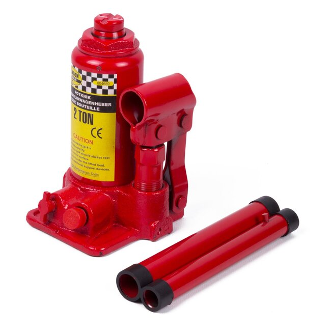 Benson Compacte potkrik - hoog heftbereik - 2 ton - extra stabiliteit - blauw of rood