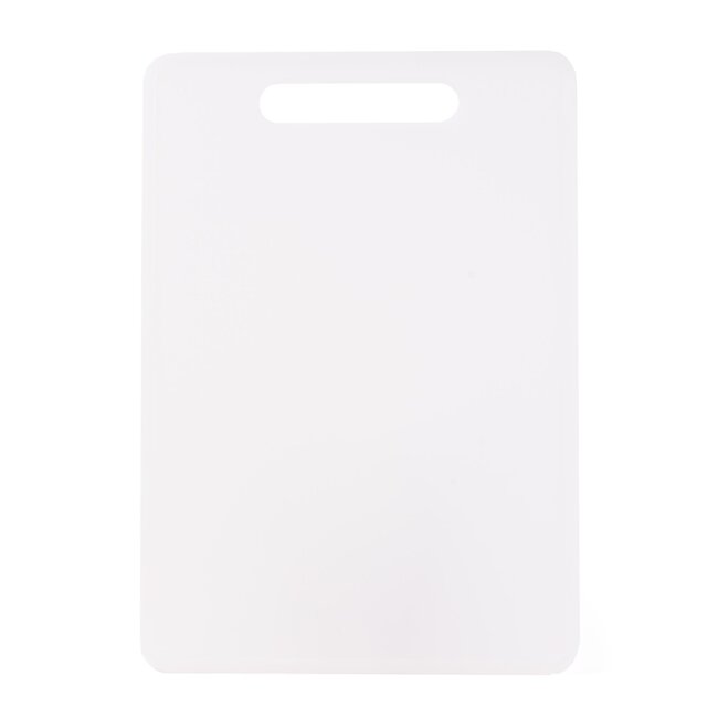 Benson Grote kunststof snijplank - sapril - vaatwasser- en magnetronbestendig - wit - 31 x 21 cm