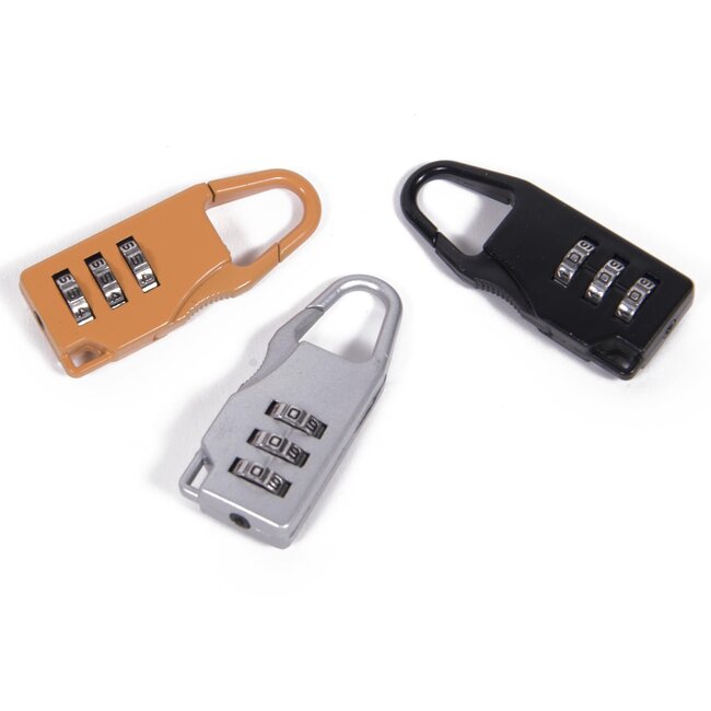 Benson Handig koffercijferslot - 3-cijferige code - 20 mm - Lichtgewicht aluminium