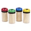 Benson Cocktailprikkers in dispensers - Hout - 6.5 cm - Set van 4 x 150 stuks