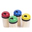 Benson Cocktailprikkers in dispensers - Hout - 6.5 cm - Set van 4 x 150 stuks