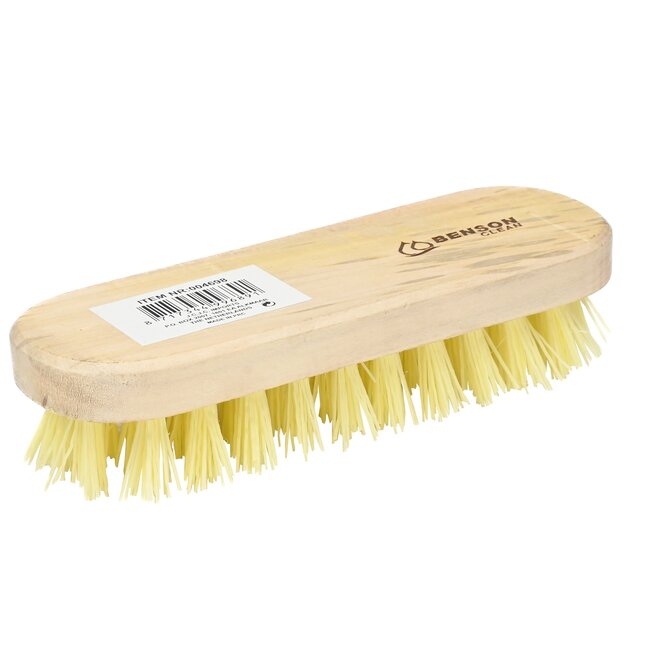 Benson Stevige schrobborstel - Houten handvat - Voor tegelvloeren