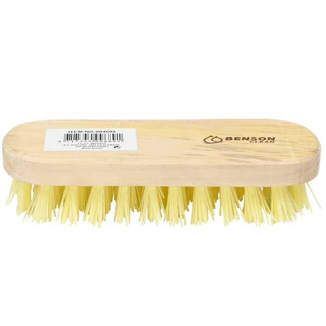 Benson Stevige schrobborstel - Houten handvat - Voor tegelvloeren
