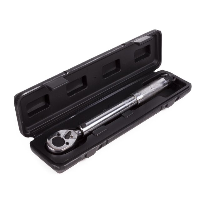 Hofftech Momentsleutel - 3/8 inch - 19-110 Nm - Omschakelbare ratelkop - Safetylock