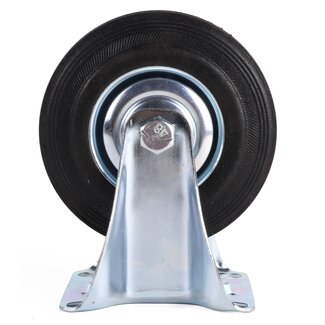 Benson Bokwiel - Ø 125 mm - Verzinkt - 100 kg Draagvermogen - Slijtvast Rubber