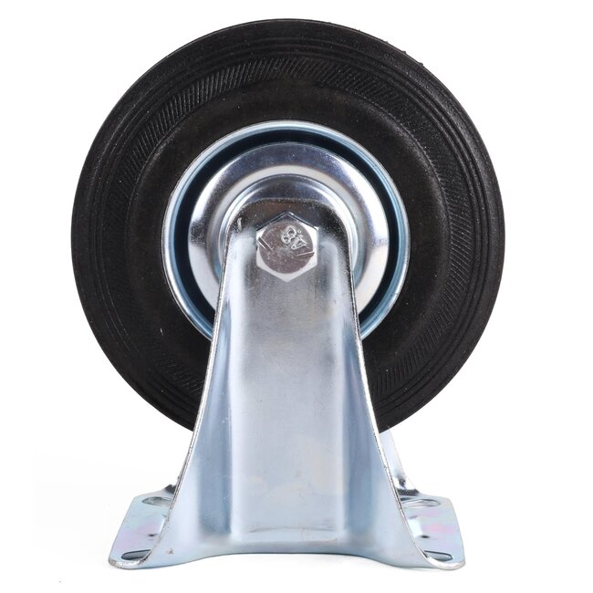 Benson Bokwiel - Ø 125 mm - Verzinkt - 100 kg Draagvermogen - Slijtvast Rubber