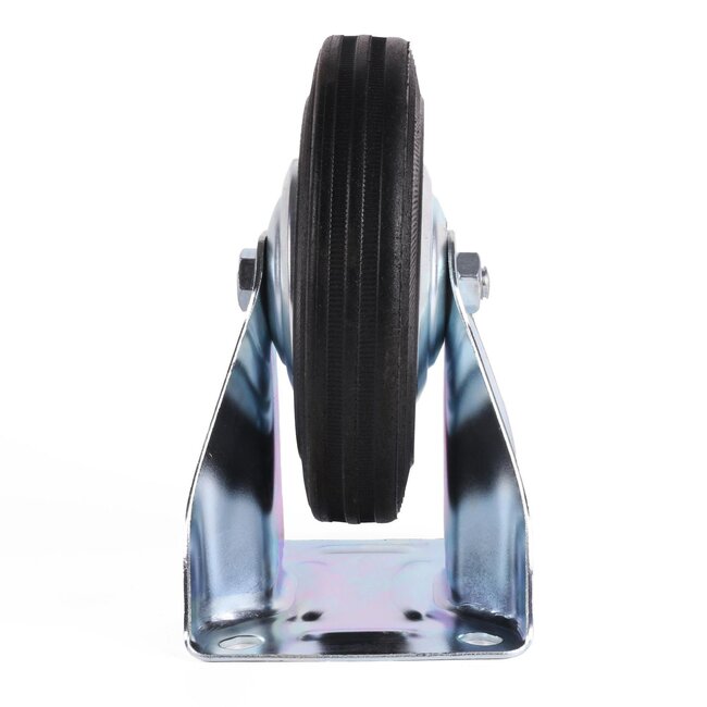 Benson Bokwiel - 160 mm - Slijtvast rubber - 130 kg draagvermogen - Verzinkt staal