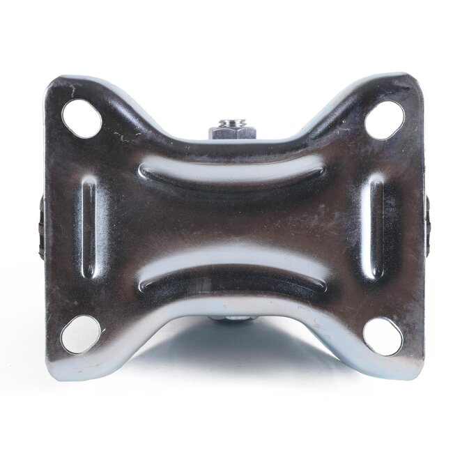 Benson Bokwiel - 160 mm - Slijtvast rubber - 130 kg draagvermogen - Verzinkt staal