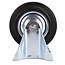 Benson Bokwiel - 160 mm - Slijtvast rubber - 130 kg draagvermogen - Verzinkt staal