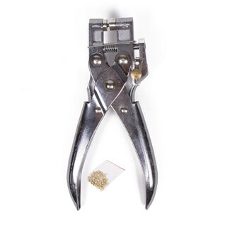 Benson Oogjestang set - 165 mm - Inclusief 100 oogjes - Voor leer en textiel Benson Oogjestang set - 165 mm - Inclusief 100 oogjes - Voor leer en textiel