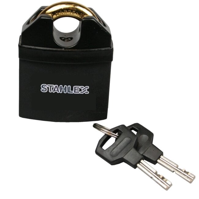 Stahlex Hangslot - 75 mm - Inclusief 3 sleutels - Ultieme beveiliging - Gehard staal