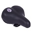 Benson Comfortabel fietszadel met gel en vering - zwart