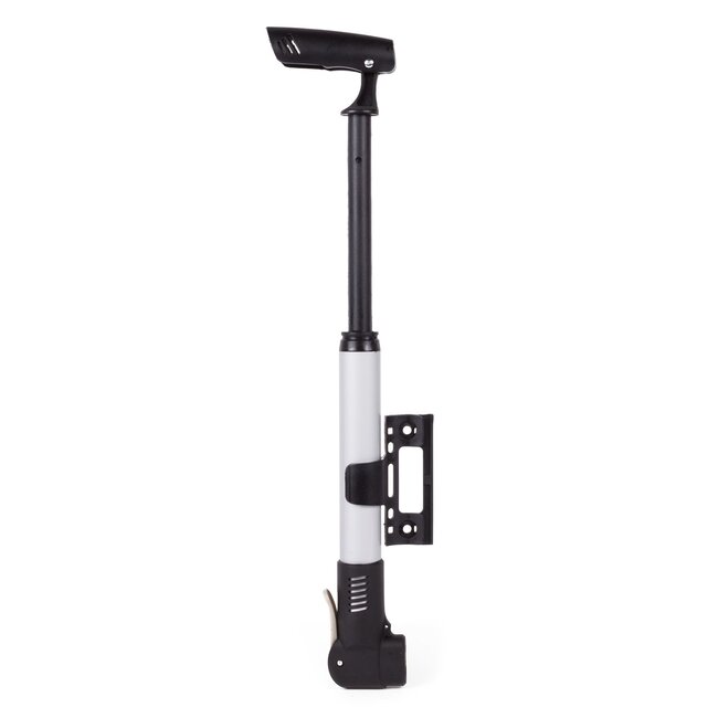 Benson Compacte fietspomp - universele steun - lichtgewicht - grijs/zwart