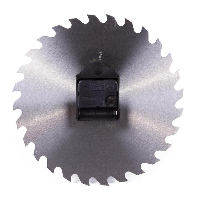 Benson Wandklok - Cirkelzaagblad - Metaal - Ø 250 mm - Uniek Design