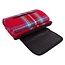 Benson Waterdichte picknickdeken - klittenbandsluiting - 170 x 130 cm - rood