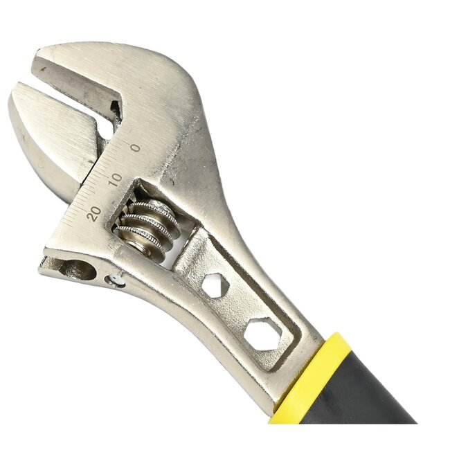 Benson Verstelbare sleutel - gehard staal - softgrip handvat - 20 cm - bekopening 25 mm