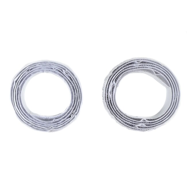 Benson Zelfklevend klittenband - wit - 19 mm breed - 2 x 1 meter - veelzijdig en makkelijk