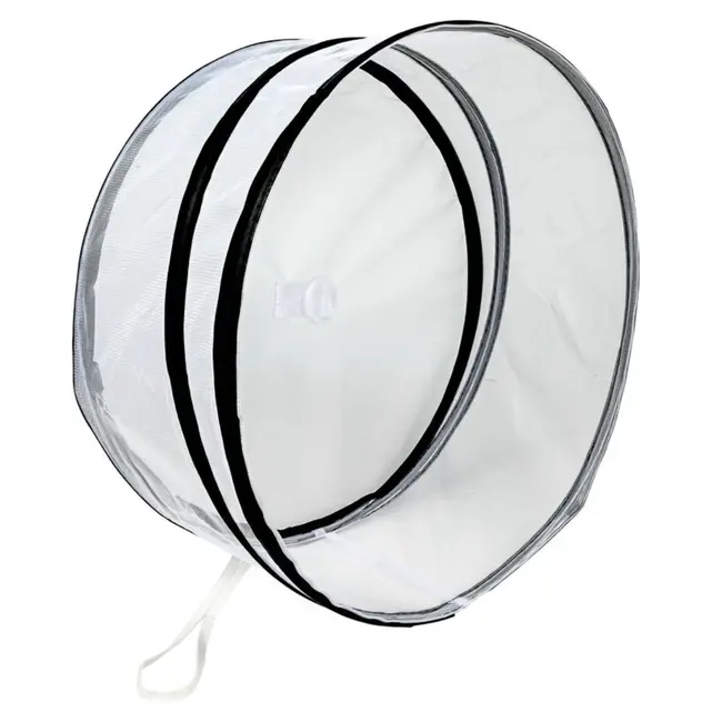 Benson Opvouwbare foodcover - rond - vliegenkap - voedselbescherming - ø 37 x 15,5 cm