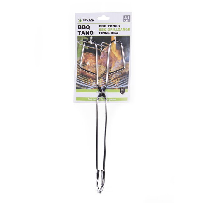 Leifheit Keuken- en grilltang, 23 cm met kliksluiting, kooktang met hittebestendige uiteinden, keukentang met stevige roestvrijstalen handgreep, ProLine-serie Leifheit Keuken- en grilltang, 23 cm met kliksluiting, kooktang met hittebestendige uiteinden, keukentang met stevige roestvrijstalen handgreep, ProLine-serie