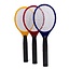 Benson Elektrische vliegenmepper - tennisracketvorm - 47 x 17 cm - werkt op 2 AA batterijen