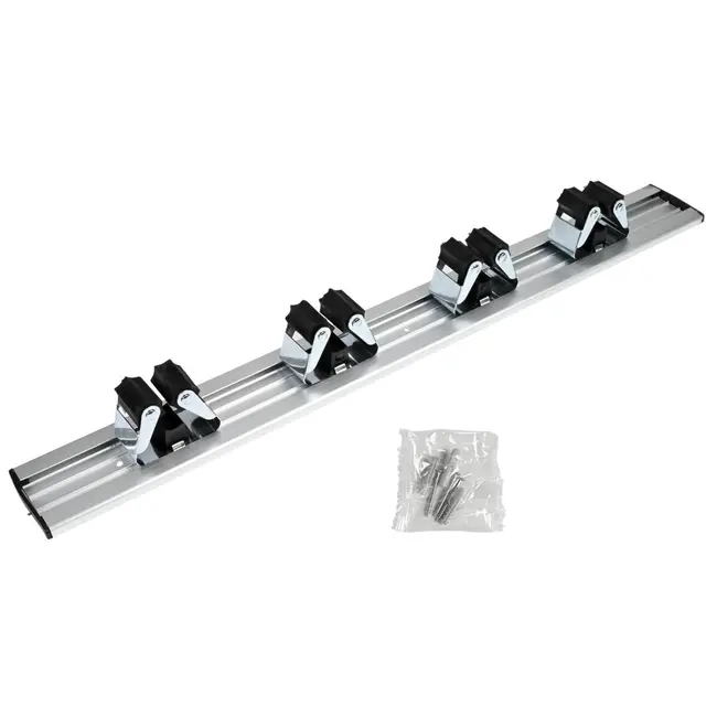 Benson Gereedschapshouder - 4 houders - railsysteem - 48,5 cm - voor huis en garage