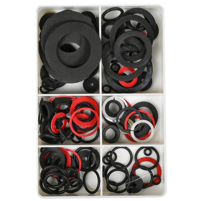 Benson 125-delige set afdichtringen - veelzijdig voor keuken en badkamer reparaties