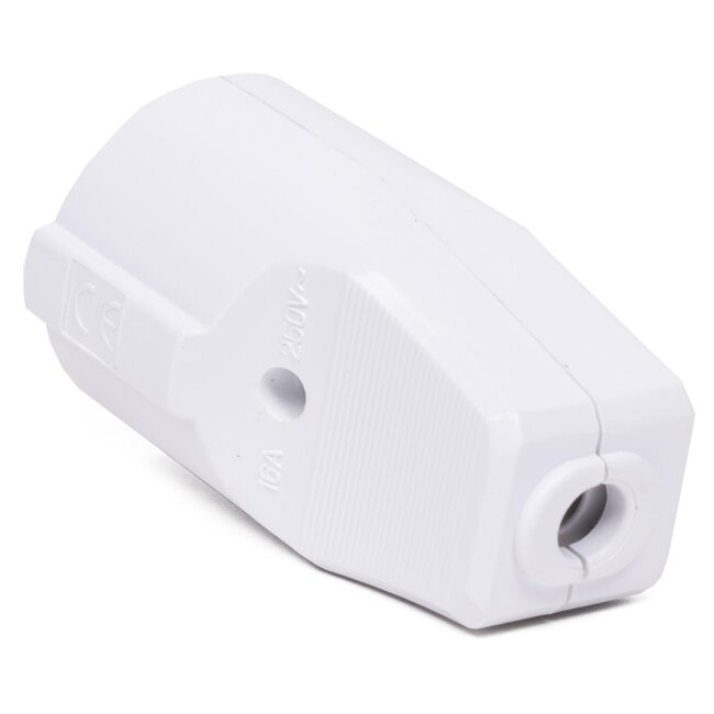 Benson Stekker contra - wit - 16 Ampère - randaarde - CE-keur