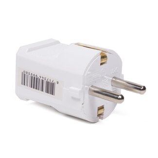 Benson Witte randaardestekker - PVC - 16 Ampère - 3500 Watt - IP20