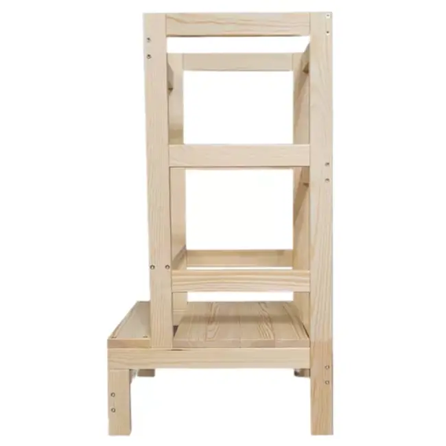 Kruzzel Educatieve en veilige keukenhulp voor kinderen - grenenhout