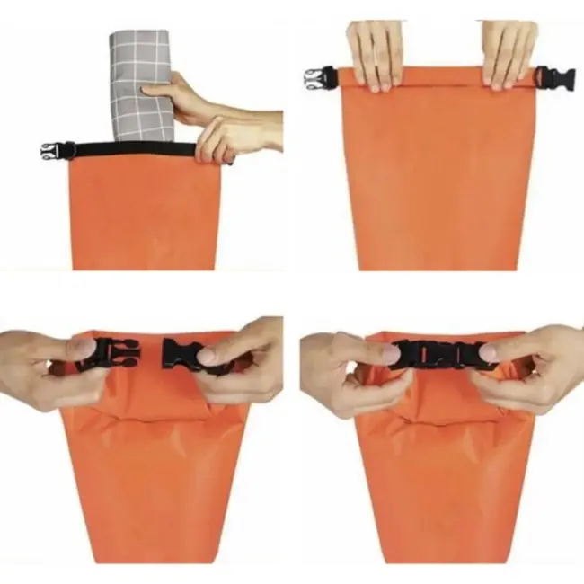 Trizand 2-in-1 Opblaasbare Boei - Veiligheidsboei en Waterdichte Opbergzak