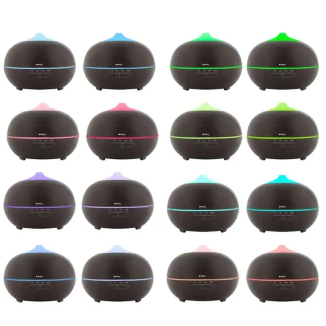 Ruhhy Aroma Diffuser - 400ml Luchtbevochtiger met Ionisator en LED Lamp