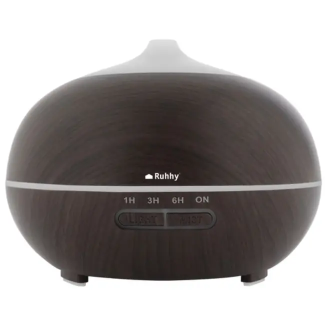 Ruhhy Aroma Diffuser - 400ml Luchtbevochtiger met Ionisator en LED Lamp