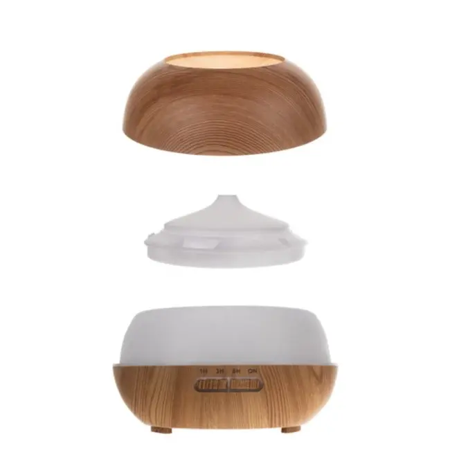 Ruhhy Aroma Diffuser - Luchtbevochtiger 400ml met LED Lamp en Oliën