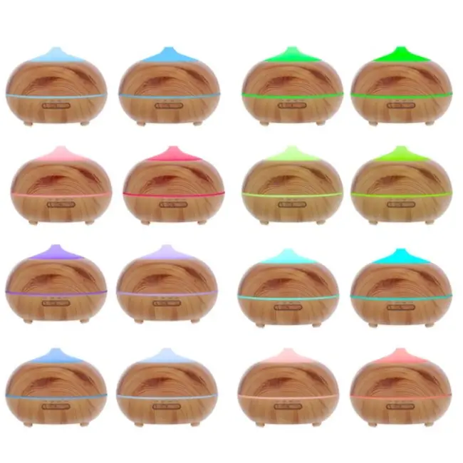 Ruhhy Aroma Diffuser - Luchtbevochtiger 400ml met LED Lamp en Oliën