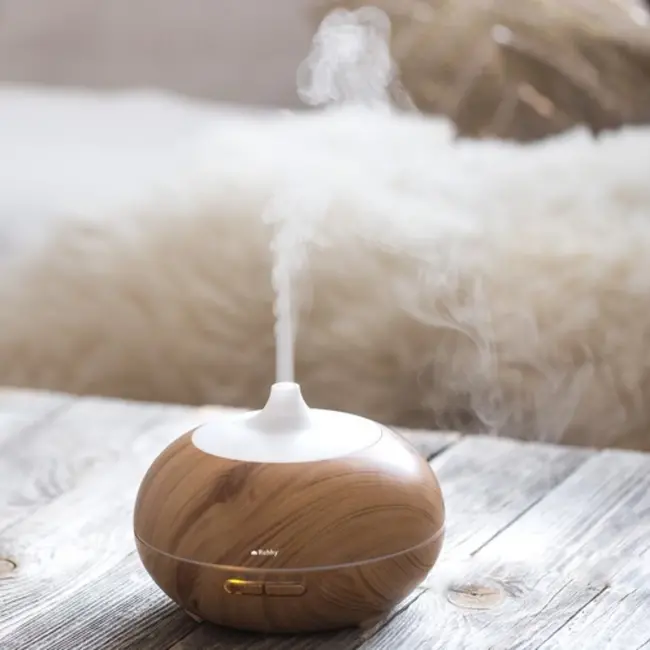 Ruhhy Aroma Diffuser - Luchtbevochtiger 400ml met LED Lamp en Oliën
