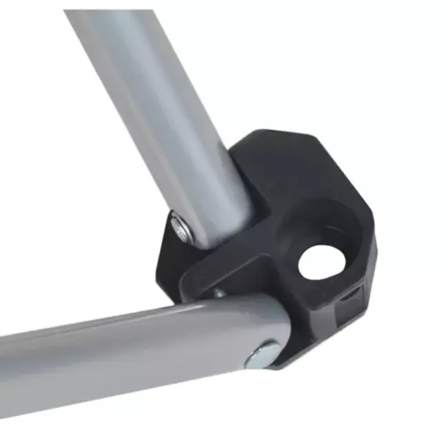 Trizand Zwart en Grijs Vissersstoel - 55 x 54 x 110 cm - Draagbaar en Stevig