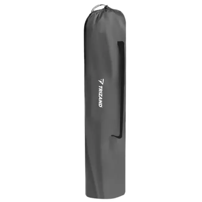 Trizand Zwart en Grijs Vissersstoel - 55 x 54 x 110 cm - Draagbaar en Stevig